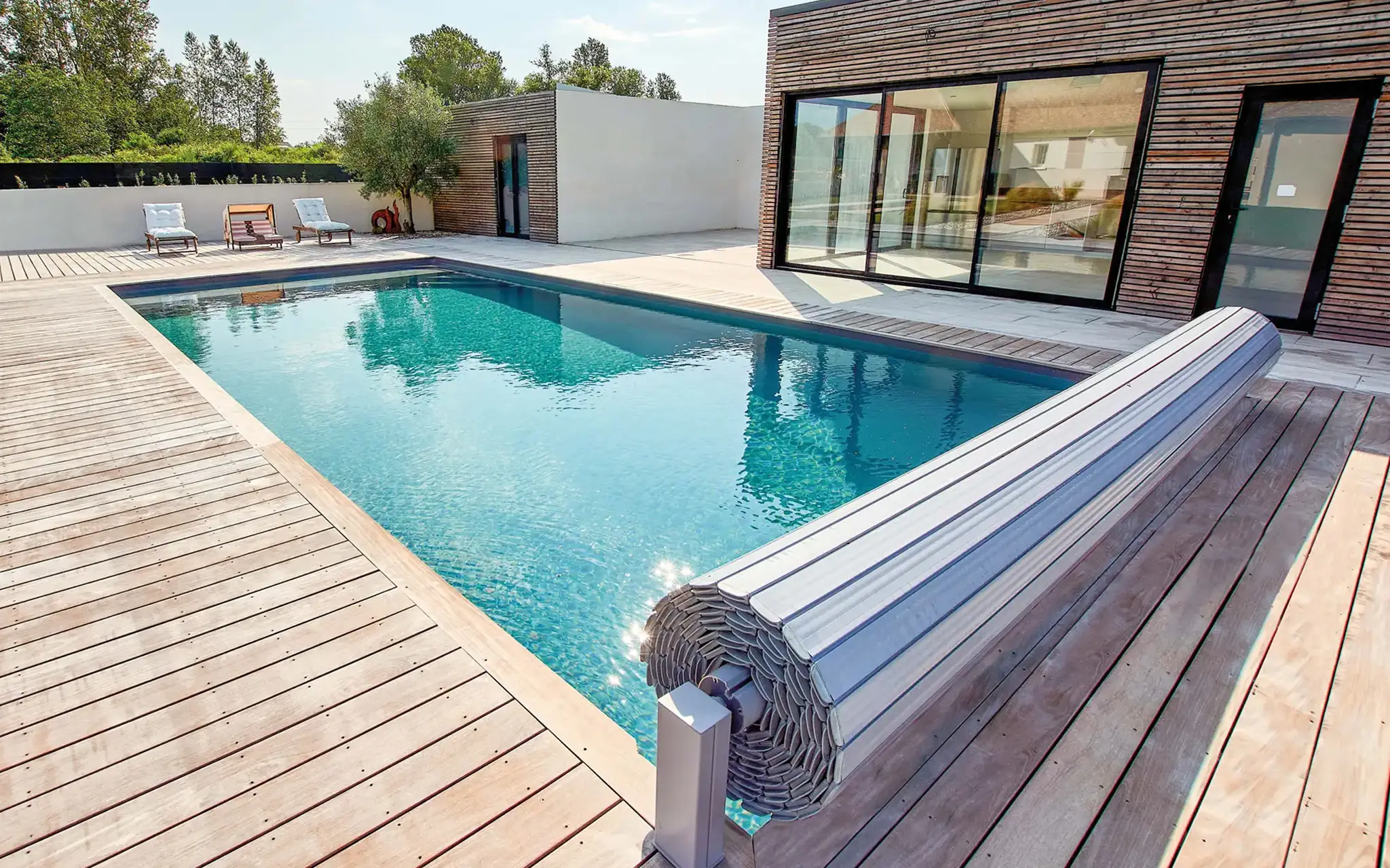 Pool im Garten in St. Pölten